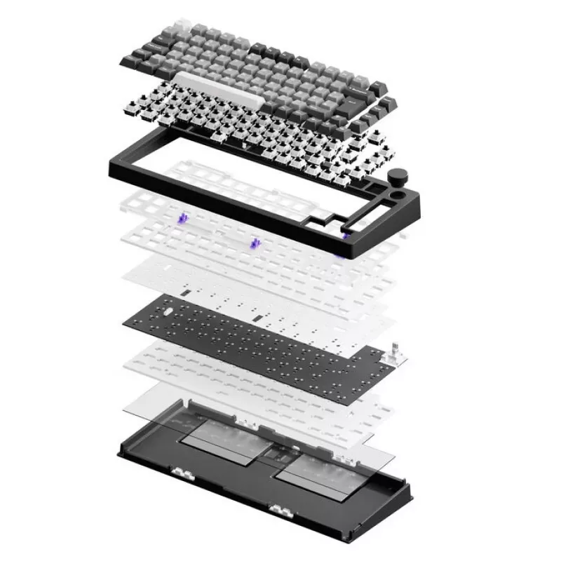 Akko Monsgeek M1 V5 ISO Barebone komplekts - Moonlight Balts