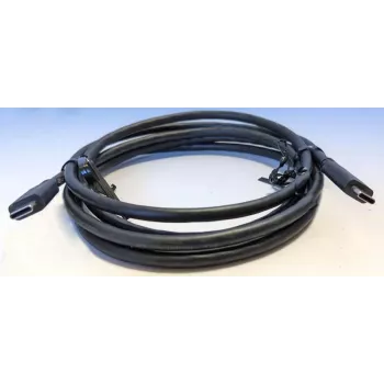 USB-C–USB-C kabelis Elotouch E969524 0,6 m melns — USB datu kabelis