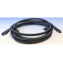 USB-C–USB-C kabelis Elotouch E969524 0,6 m melns — USB datu kabelis