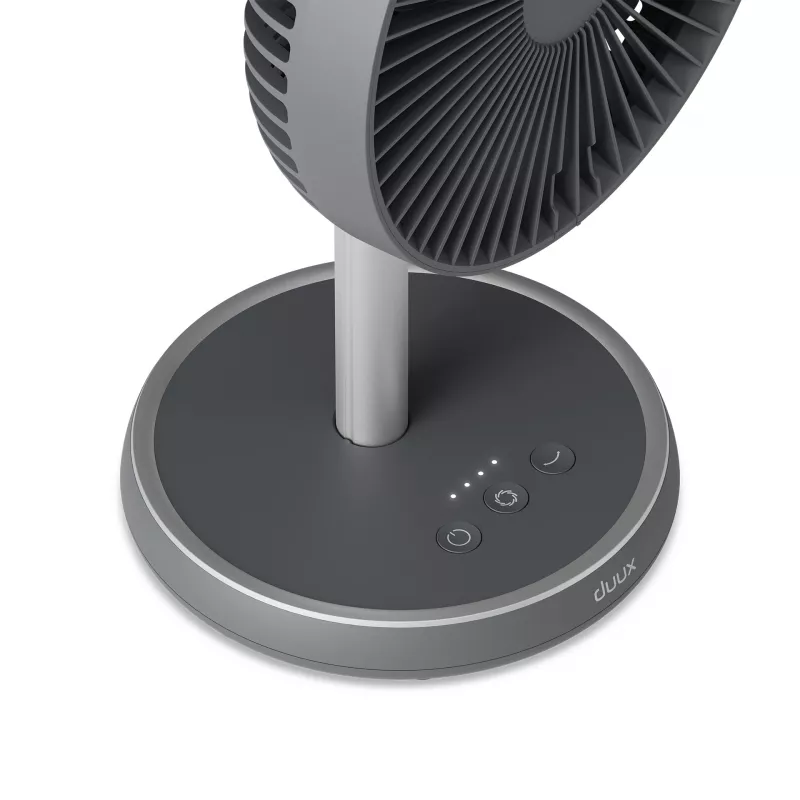 Duux Rize Flex stāvventilators pelēks diametrs 21 cm