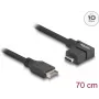 DeLOCK USB 10 Gbps kabelis Type-E Key A 20 kontaktu vīr. uz USB Type-C siev. leņķveida 70 cm