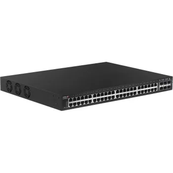 Edimax 54 portu Gigabit PoE+ Web Smart slēdzis lieliem attālumiem ar 6 SFP+ 10 G portiem