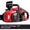 Bezvada zāģis EINHELL GP-LC 36/40 Li BL-Solo 36V (2x18V) sarkans/melns — bez akumulatora un lādētāja