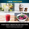 Ninja Creami Deluxe NC502CH, Ice Cream and Ice Maker, Melns