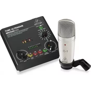 Mikrofons Behringer Voice Studio - ierakstīšanas un podkāstu veidošanas komplekts