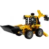 Konstrukciju komplekts LEGO Technic Backhoe Loader 42197 — šarnīrveida stūre, strādājošs iekrāvējs, 104 gab., ieteicamais vecums 7+