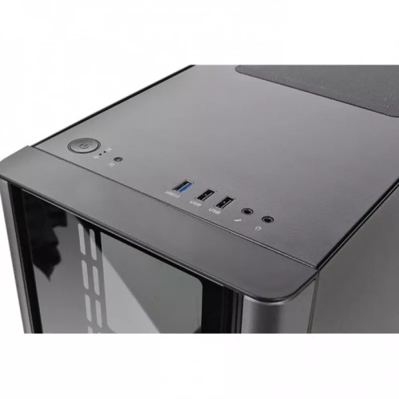PC korpuss Thermaltake V150 TG Micro Tower melns