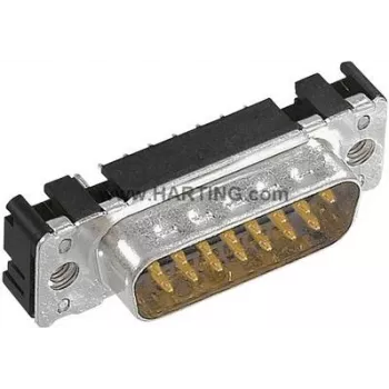 Harting 09 65 161 7712 D-SUB kontaktdakšu savienotājs 180 ° Polu skaits: 9 Lodēšana 1 gab. (09 65 161 7712)