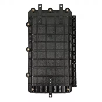 Extralink Jerry āra optiskās šķiedras savienojuma uzmava 2 kasetēm 24 serdeņiem, ABS/PVC korpuss, melns