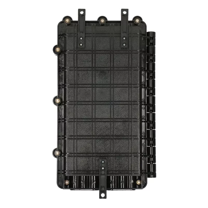 Extralink Jerry āra optiskās šķiedras savienojuma uzmava 2 kasetēm 24 serdeņiem, ABS/PVC korpuss, melns