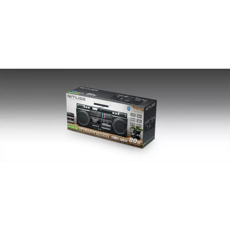 Boombox M-380 GB melns