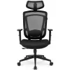 Biroja krēsls Sharkoon OfficePal C10 — melns, ergonomisks dizains, regulējams augstums