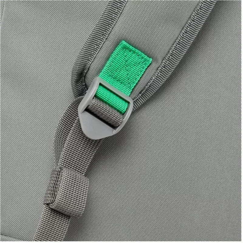 Pilsētas mugursoma Rivacase Gremio pelēka poliesters rPET 280x135x430mm