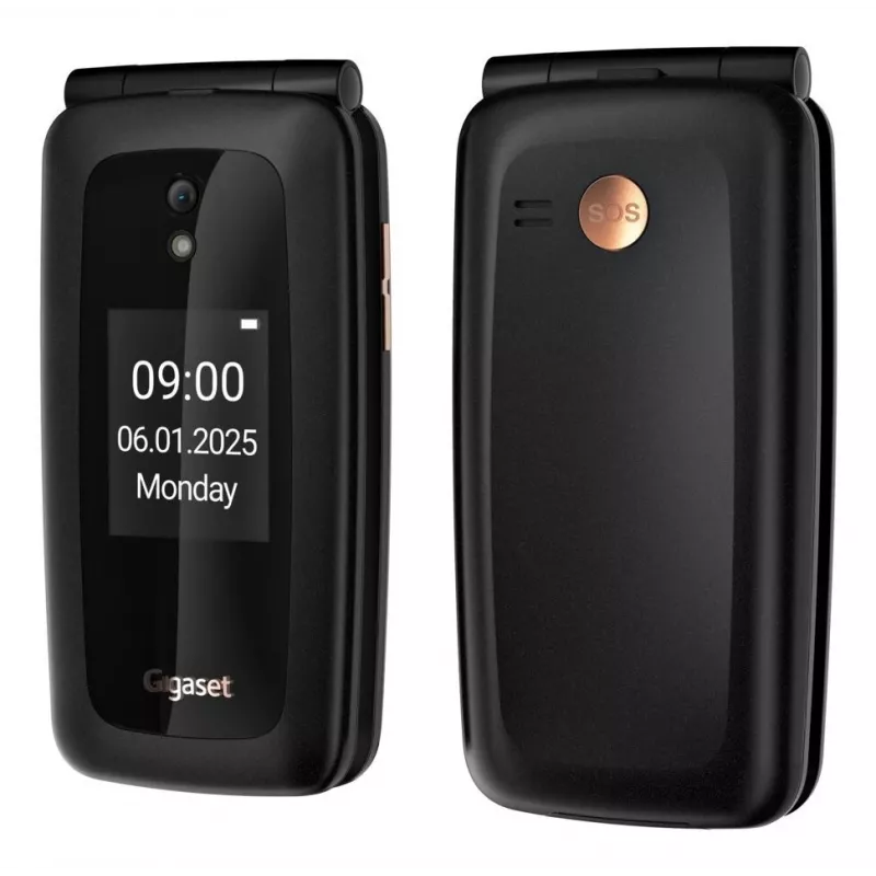 Gigaset GL795 7.11 cm (2.8 inch) 142 g 48MB Melns Senior telefons