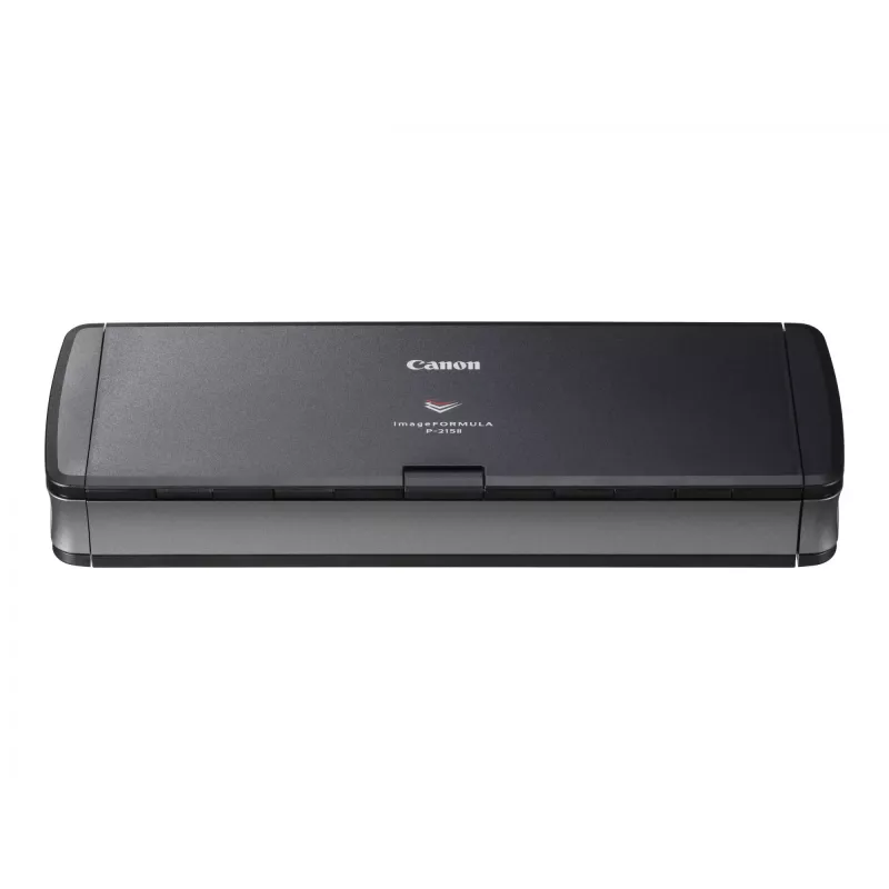 Canon imageFORMULA P-215II pārnēsājams abpusējs dokumentu skeneris, 216 x 1000 mm, 600 x 600 DPI, 24 biti, lokšņu padeves skeneris, melns, pelēks, CMOS CIS