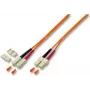 Triotronik LDP-50 SC-SC 1.0 optiskais kabelis 1 m oranžs (LDP-50 SC-SC 1.0)