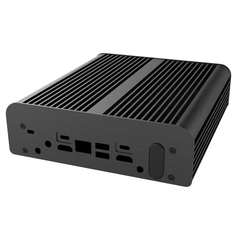 Datora korpuss Akasa Newton RC kompakts bezventilatora korpuss ASUS NUC 14 Pro, Mini ITX, melns