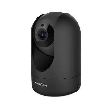 Foscam R4M-B kuba formas iekštelpu IP kamera, 4 MP (2560×1440), Wi‑Fi un Ethernet, melna