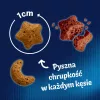 Sausais kaķu kārums Felix Crispies Liellopu gaļa & Vista 45 g — gaļīgs kraukšķīgs našķis pieaugušiem kaķiem, 31,5% olbaltumvielu, 15,5% tauku