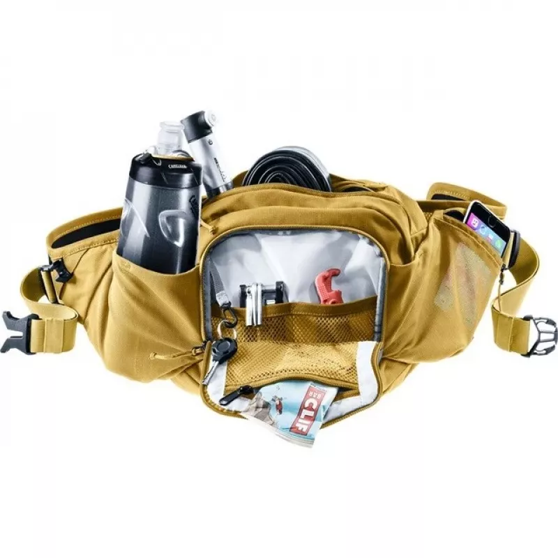 Gurnu soma DEUTER Pulse Pro 5L Sand — viegla, kompakta jostas soma, 5 litri