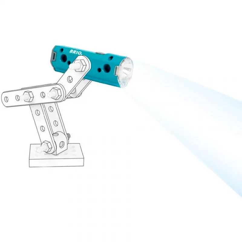 Rotaļlietu lukturītis BRIO Builder 63460100 LED pārnēsājams bērnu lukturītis