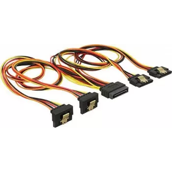 Iekšējais strāvas kabelis DeLOCK 60154 0,3 m 4 x SATA 15-pin
