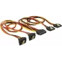 Iekšējais strāvas kabelis DeLOCK 60154 0,3 m 4 x SATA 15-pin
