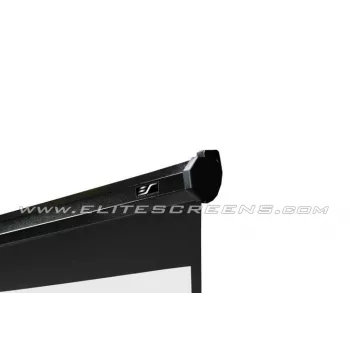 Manuālais projekcijas ekrāns Elite Screens M128UWX 128 collas 16:10 — skatāmā virsma 276 cm x 172,3 cm, kopējie izmēri 283,3 x 189,9 cm, 13,1 kg