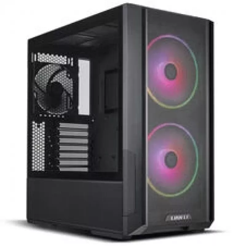 Lian Li LANCOOL 216 PC-Enclosure Bundle + HYDROSHIFT II LCD-C 360TL AiO - melns