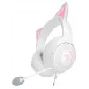Austiņas Razer Kraken Kitty V2 vadu USB Type-A baltas — apkārtauss, galvas lente, 20–20000 Hz, 2 m kabelis