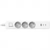 Strāvas sadalītājs Xiaomi BHR07UKEU — 3 maiņstrāvas rozetes F tips, 250 V, 1,4 m kabelis, balts