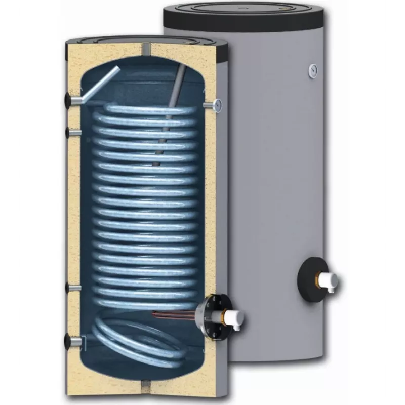 Sunsystem | SWPN200 | Emaljēts ūdens sildītājs 200L ar siltummaini 1,9 m