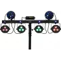LED PAR gaisma EUROLITE KLS Laser Bar Next FX 51741094 — kompakta skatuves gaisma ar integrētiem lāzer efektiem