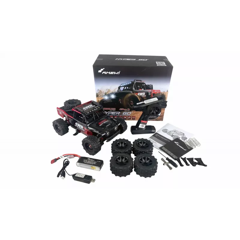Amewi Hyper Go tālvadības RC modelis Truggy elektromotors 1:14 (22658)