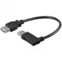 USB kabelis Goobay 95701-GB USB 2.0 0,15 m melns