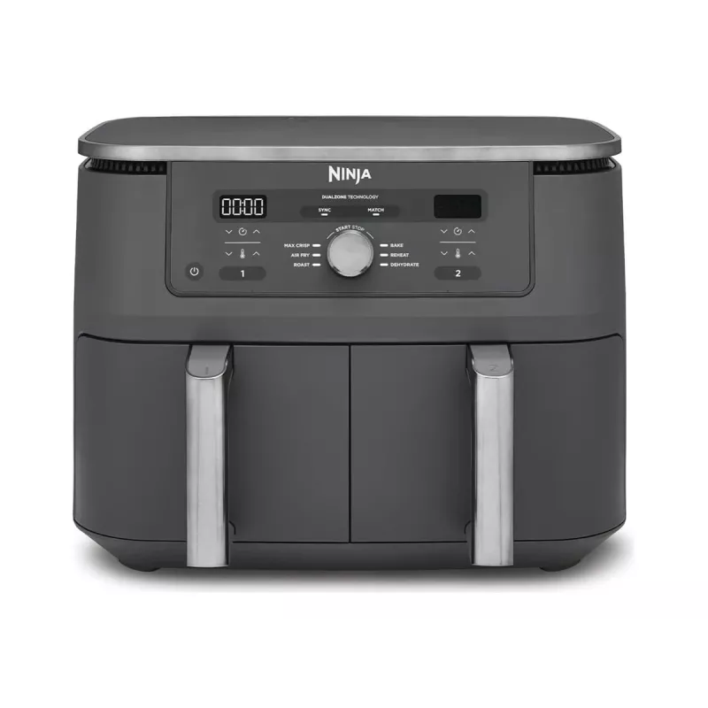 Karstā gaisa fritieris Ninja DZ400EU 9,5 L 2470 W pelēks dubultais