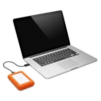LaCie Rugged Mini ārējais cietais disks 4 TB 5400 RPM Micro-USB B 3.2 Gen 1 (3.1 Gen 1) Oranžs