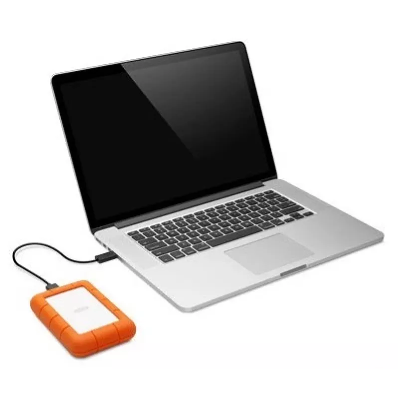 LaCie Rugged Mini ārējais cietais disks 4 TB 5400 RPM Micro-USB B 3.2 Gen 1 (3.1 Gen 1) Oranžs