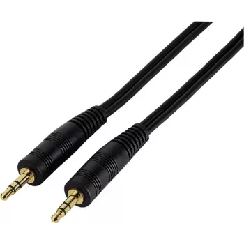 Hama Jack kabeļa spraudnis - spraudnis, 3,5 mm, Stereo, 1,5 m audio kabelis 3,5 mm melns