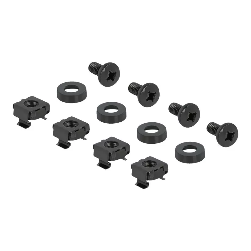 Kabeļu sliede DeLOCK 66884 melna 180 mm platums 482 mm dziļums 90 mm augstums