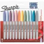 Pastāvīgais marķieris Sharpie 2157681 Smalkais uzgalis (1 mm) Dažādu krāsu komplekts, iepakojumā 12