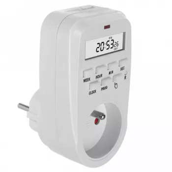 Digitālais taimera slēdzis GreenBlue GB362 — programmējams taimeris elektroierīcēm, modelis GB362