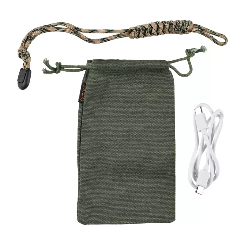 Elektriskais sildītājs Ocoopa UT3201 Camouflage — Pārnēsājams keramiskais telpas sildītājs ar 10 000 mAh ārējo akumulatoru un līdz 18 h darbības laiku