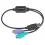 Datalogic ADP-203 Wedge to USB Adapter - 0.5 m - 2x 6-p Mini-DIN - USB A - Melns (90ACC1903)