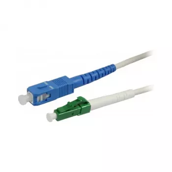 Fiber optic 1-fiber patchc. 2mtr.SC-LC(APC8Grad) - 9/125u - bevel - G657.A2 - Synergy21 -