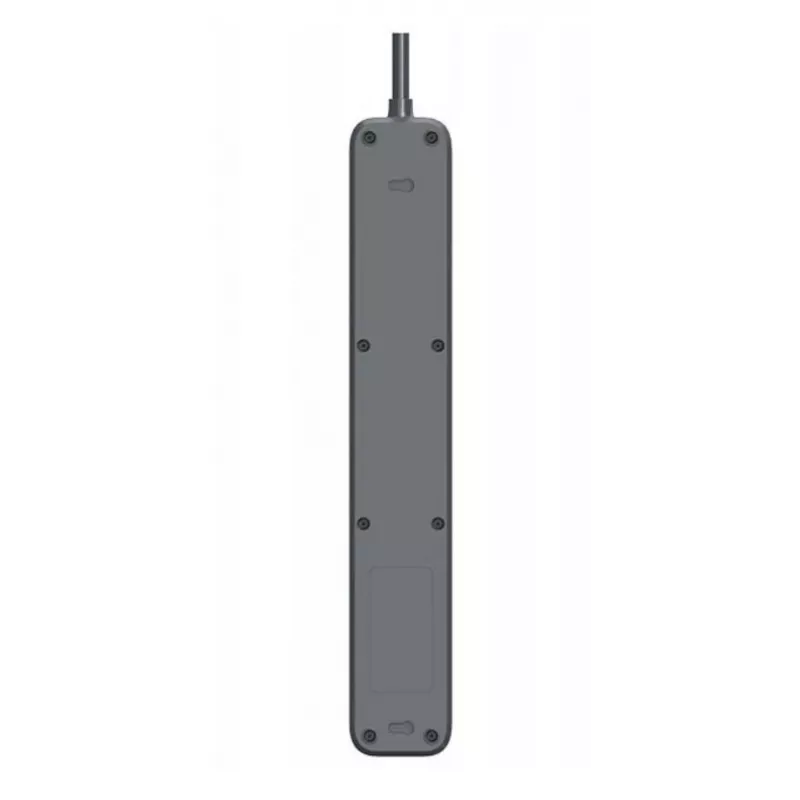 TRACER Power Line+ mobilais pārsprieguma aizsargs ar pagarinātāju 1,5 m (4 kontaktligzdas + 3x USB A, 5V 2,4A)