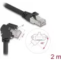 DeLOCK tīkla kabelis melns 2 m Cat6 S/FTP RJ-45