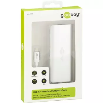 Wentronic goobay - Docking stacija - (USB-C) - 10Mb LAN (76788)