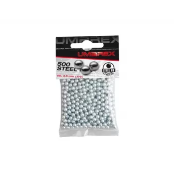 Gun granulas UMAREX 4,5 mm tērauda BBs, 0,35 g, 500 gab.
