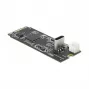 M.2 Key B+M vīriešu uz USB Type-C sieviešu pārveidotājs, DeLOCK, 63174